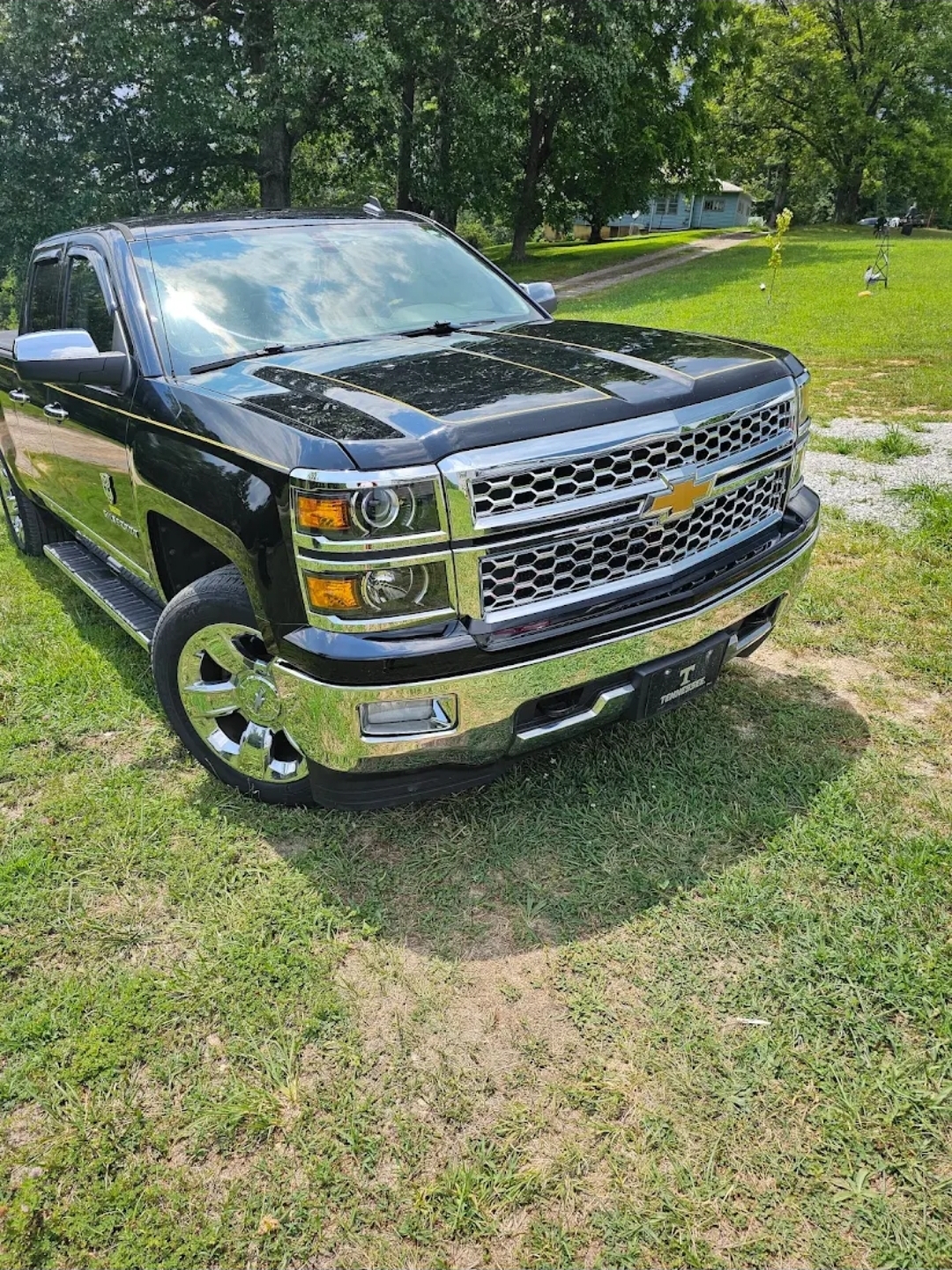 Chevy Silverado after repair
