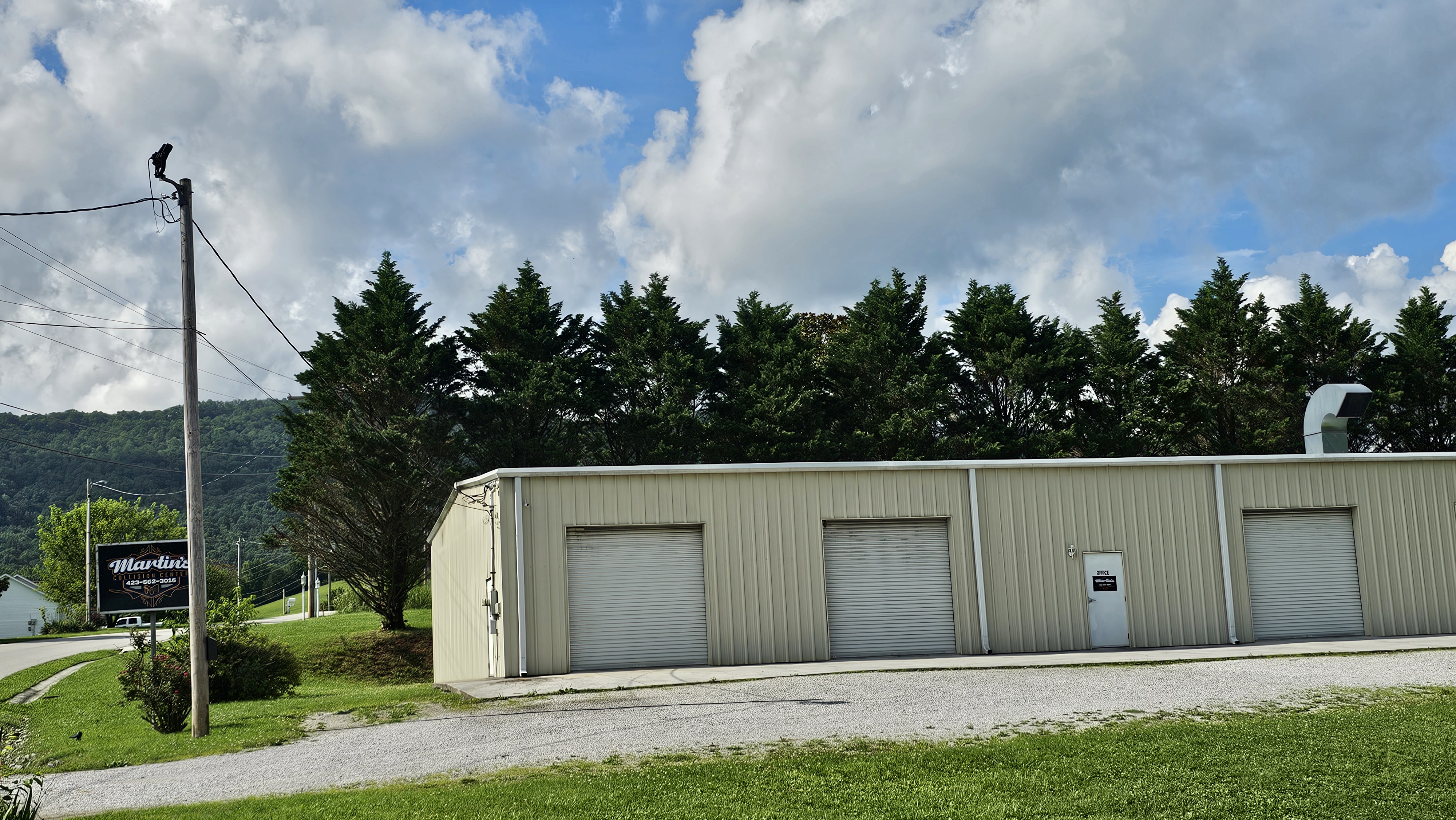 Full exterior view of the facility